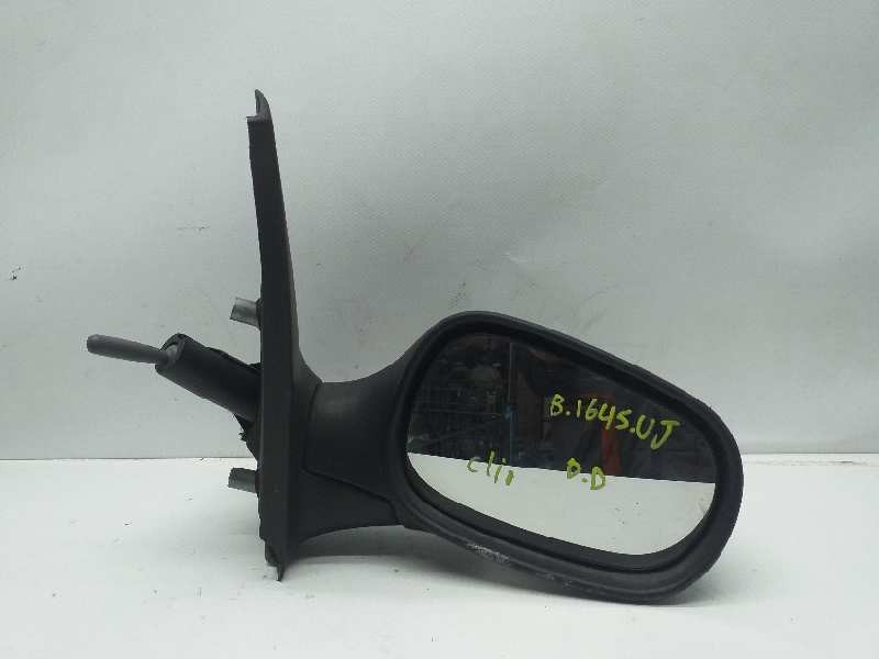 Recambio de retrovisor derecho para renault clio i fase i+ii (b/c57) 1.2 alize referencia OEM IAM  MANUAL NEGRO