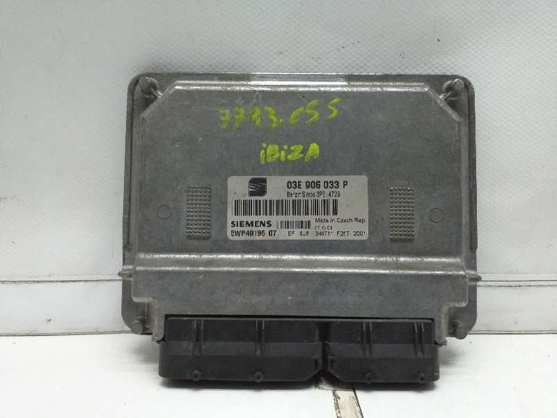 Recambio de centralita motor uce para seat ibiza (6l1) cool referencia OEM IAM 03E906033P 5WP4019607  Recambio de centralita motor uce para seat ibiza (6l1) cool referencia OEM IAM 03E906033P 5WP4019607