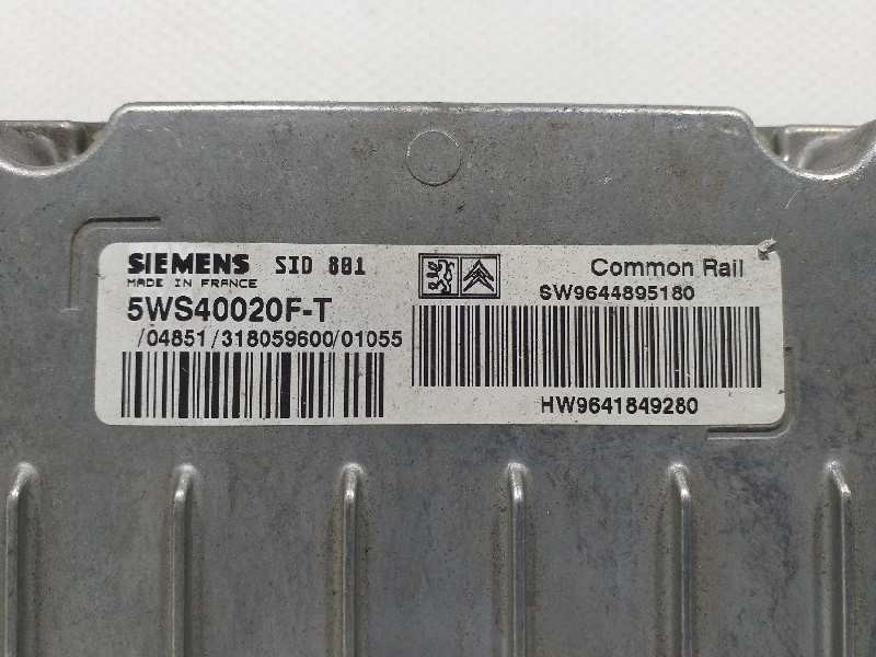 Recambio de centralita motor uce para peugeot 307 (s1) xs referencia OEM IAM SWS40020F-7 SW9644895180 