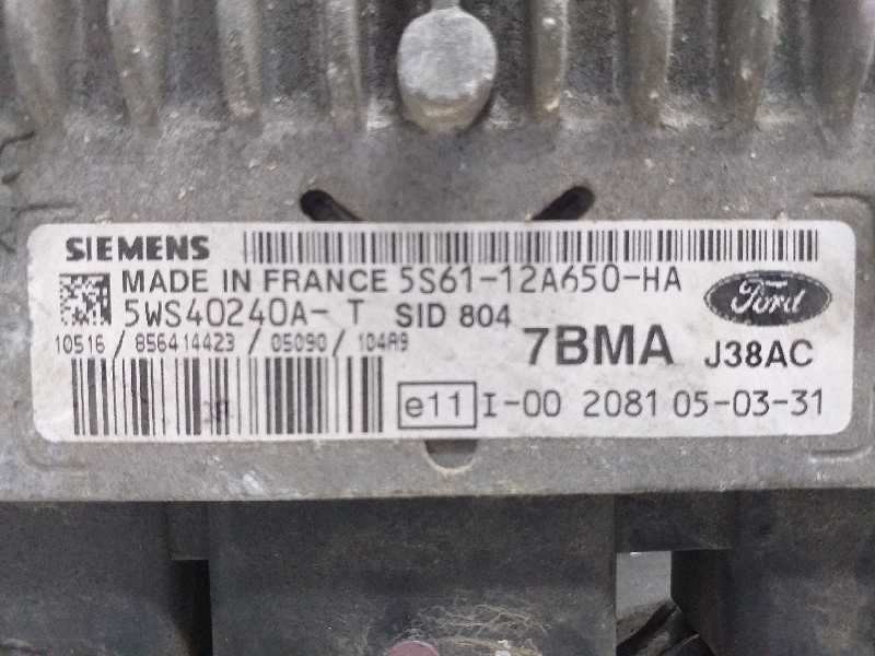 Recambio de centralita motor uce para ford fusion (cbk) ambiente referencia OEM IAM 5WS40240A-T  