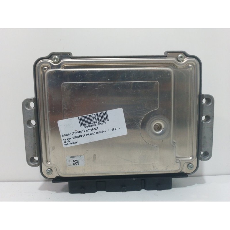 Recambio de centralita motor uce para citroën c4 picasso exclusive referencia OEM IAM  9663476380 0281012981