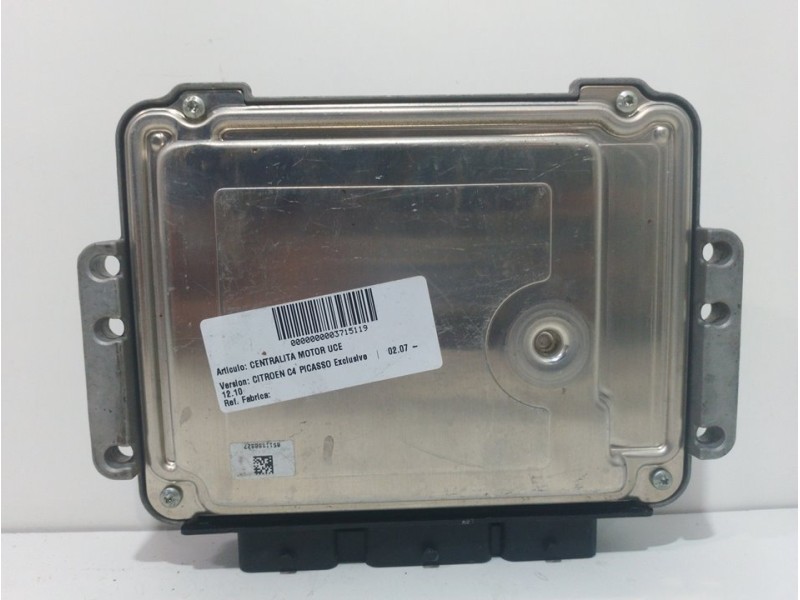 Recambio de centralita motor uce para citroën c4 picasso exclusive referencia OEM IAM  9663476380 0281012981