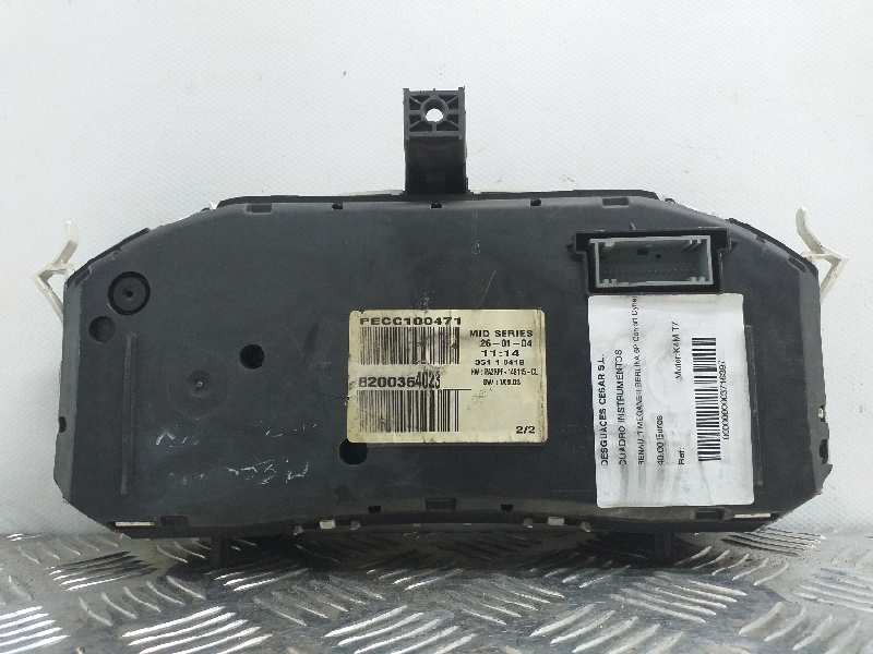 Recambio de cuadro instrumentos para renault megane ii berlina 5p confort dynamique referencia OEM IAM    Recambio de cuadro instrumentos para renault megane ii berlina 5p confort dynamique referencia OEM IAM