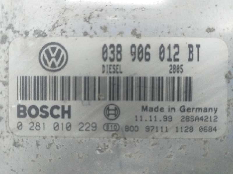 Recambio de centralita motor uce para seat leon (1m1) sport referencia OEM IAM 0281010229 038906012BT 