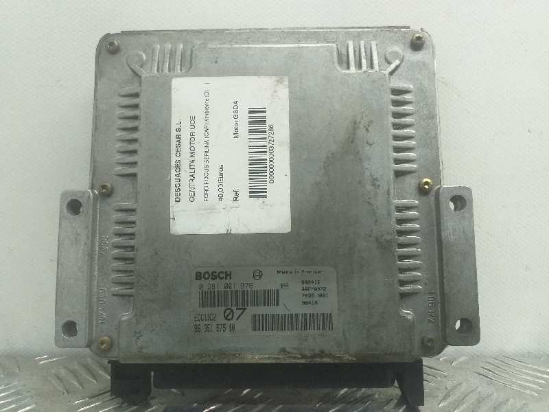 Recambio de centralita motor uce para ford focus berlina (cap) ambiente (d) referencia OEM IAM 0281011976 9635157580 