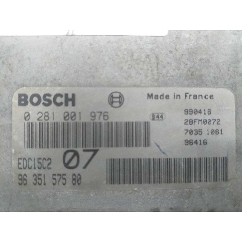 Recambio de centralita motor uce para ford focus berlina (cap) ambiente (d) referencia OEM IAM 0281011976 9635157580 