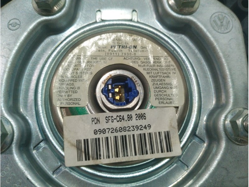 Recambio de airbag delantero izquierdo para volkswagen touran (1t1) highline referencia OEM IAM 1T0880201ET  