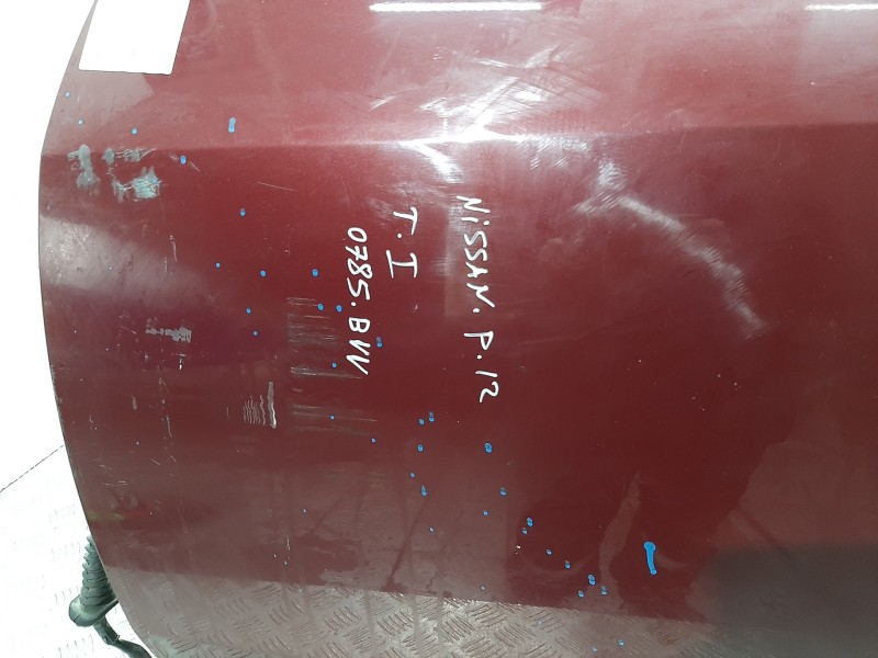 Recambio de puerta trasera izquierda para nissan primera berlina (p12) acenta referencia OEM IAM 82101AV630 GRANATE 