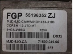 Recambio de centralita motor uce para opel corsa c silverline referencia OEM IAM 55196352   2