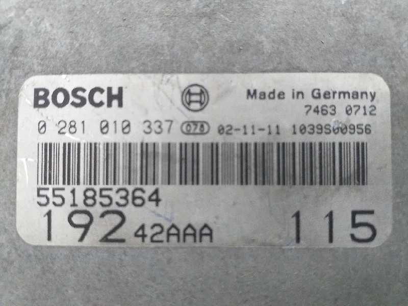 Recambio de centralita motor uce para peugeot 206 berlina xr referencia OEM IAM 0281010337 55185364 