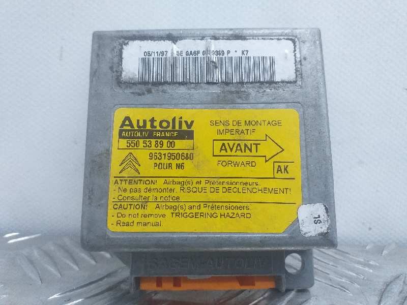Recambio de centralita airbag para citroën xsara berlina referencia OEM IAM 550538900 9631950680 