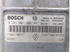 Recambio de centralita motor uce para renault megane i scenic (ja0) 1.9 d kaleido referencia OEM IAM 0281011809 HOM7700105953  2