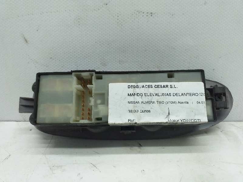 Recambio de mando elevalunas delantero izquierdo para nissan almera tino (v10m) acenta referencia OEM IAM   