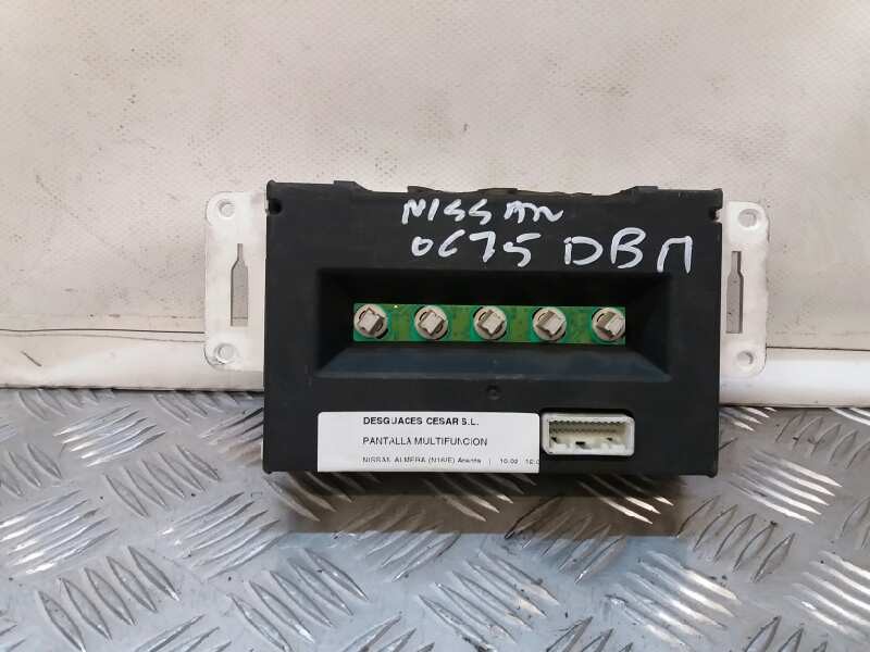 Recambio de pantalla multifuncion para nissan almera (n16/e) acenta referencia OEM IAM 28090BU701A  