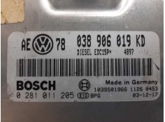 Recambio de centralita motor uce para volkswagen passat berlina (3b3) advance referencia OEM IAM 038906019KD 0281011205  2