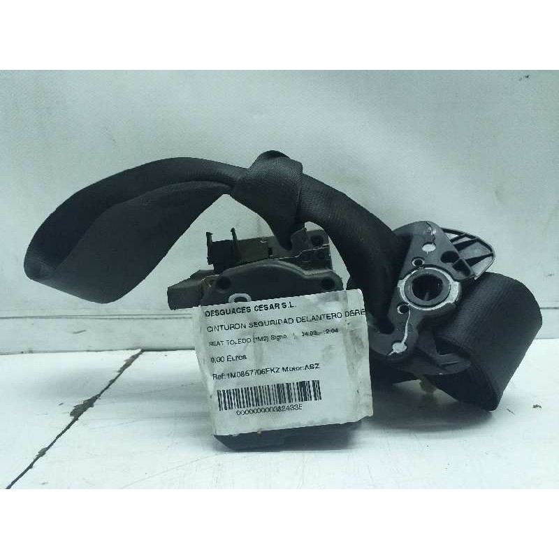 Recambio de cinturon seguridad delantero derecho para seat toledo (1m2) signo referencia OEM IAM 1M0857706FKZ  