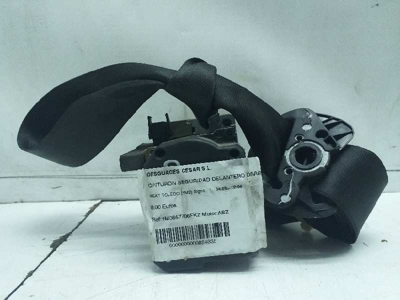 Recambio de cinturon seguridad delantero derecho para seat toledo (1m2) signo referencia OEM IAM 1M0857706FKZ  