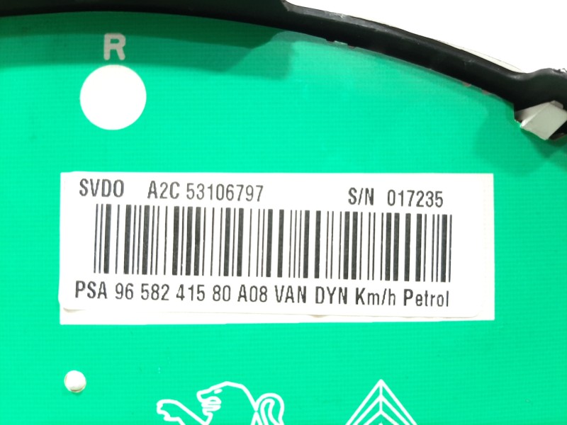 Recambio de cuadro instrumentos para peugeot 1007 dolce referencia OEM IAM 9658241580 A2C53106797 