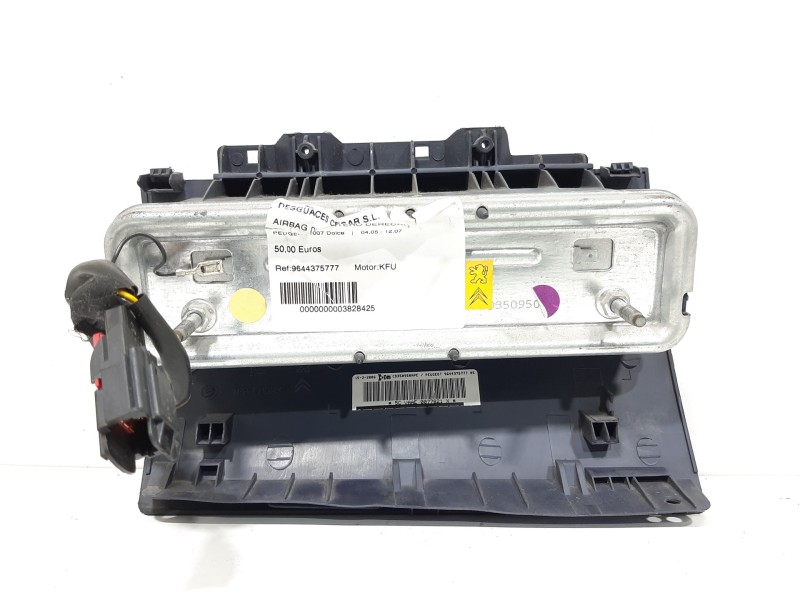 Recambio de airbag delantero derecho para peugeot 1007 dolce referencia OEM IAM 9644375777  