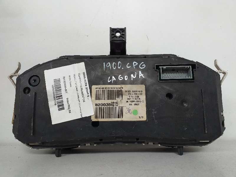 Recambio de cuadro instrumentos para renault megane ii familiar dynamique confort referencia OEM IAM 8200364007  