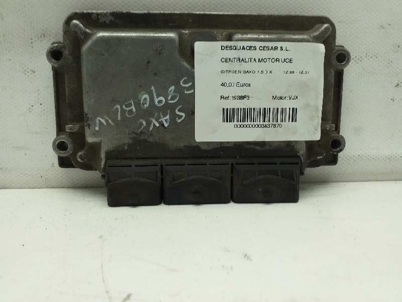 Recambio de centralita motor uce para citroën saxo 1.5 d x referencia OEM IAM 281001839 9630059880 