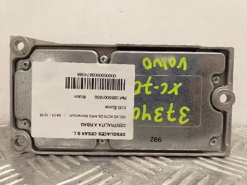 Recambio de centralita airbag para volvo xc70 d5 awd momentum referencia OEM IAM 0285001655 P30667469 