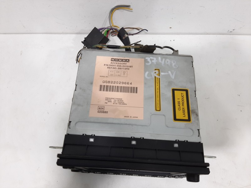 Recambio de sistema audio / radio cd para honda cr-v (rd8) es referencia OEM IAM 39541S9AG510M1  