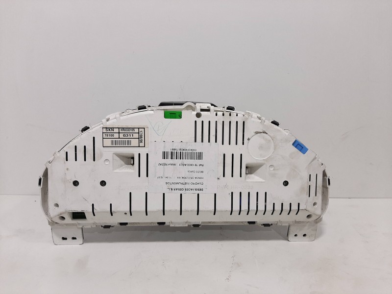 Recambio de cuadro instrumentos para honda cr-v (rd8) es referencia OEM IAM 78100S9AG21  
