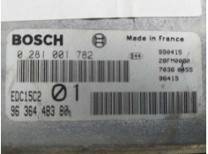 Recambio de centralita motor uce para citroën xsara berlina 2.0 hdi vivace (66kw) referencia OEM IAM 0281001782 9636448380  2