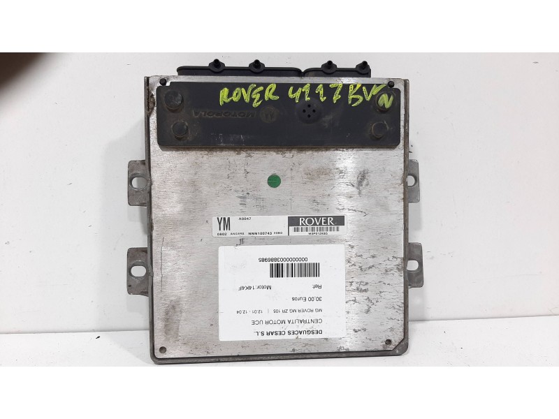 Recambio de centralita motor uce para mg mg zr 105 referencia OEM IAM   