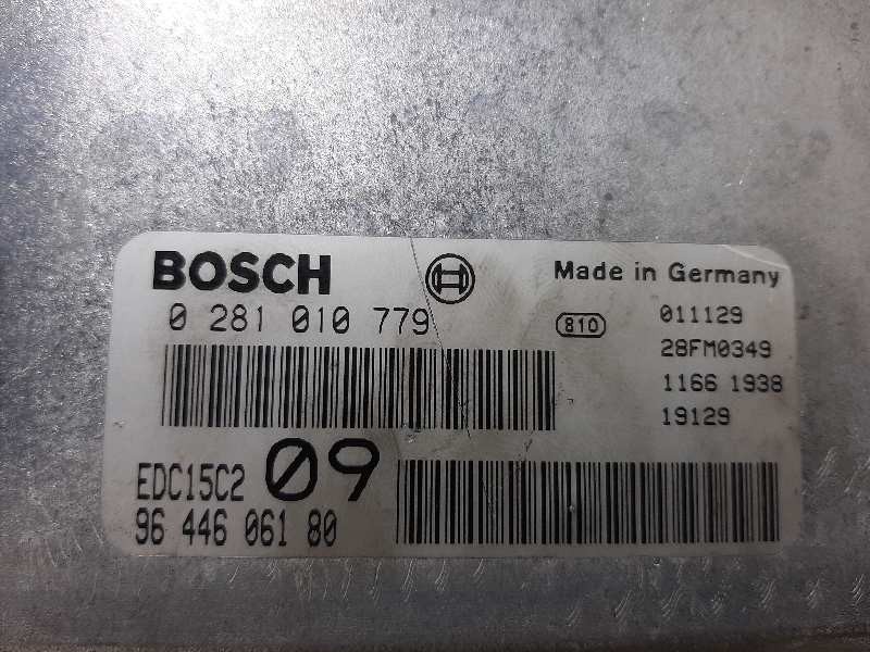 Recambio de centralita motor uce para peugeot 307 (s1) xs referencia OEM IAM 281010779 9644606180 