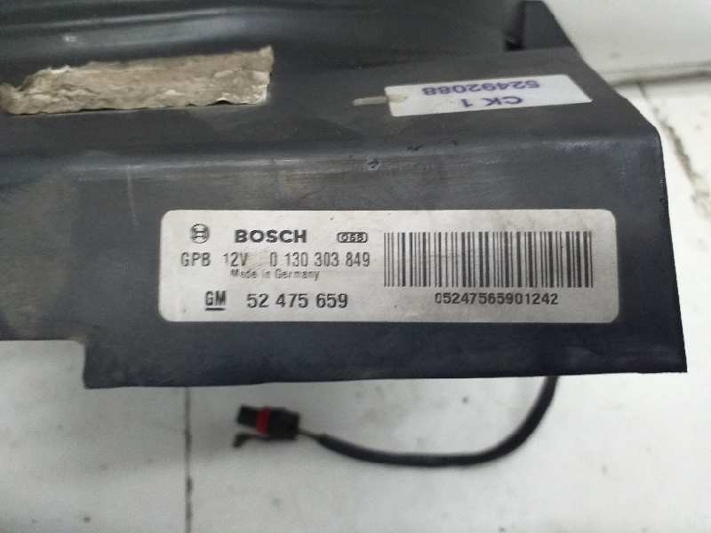 Recambio de electroventilador para opel vectra b berlina 2.0 dti referencia OEM IAM 0130303849 52475659 