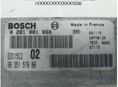 Recambio de centralita motor uce para peugeot 206 berlina xs referencia OEM IAM 0261001866 9635157980  2