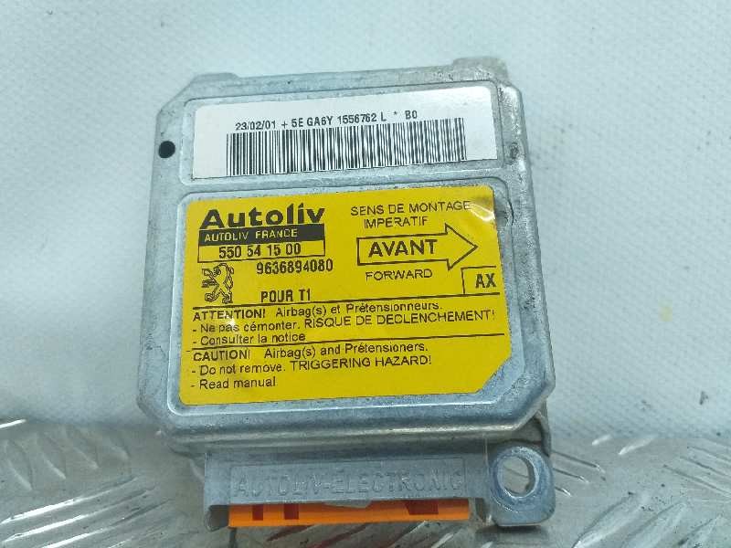 Recambio de centralita airbag para peugeot 206 berlina xr referencia OEM IAM 550541500 9636894080 