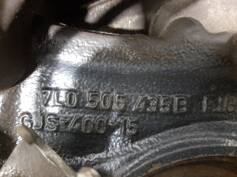 Recambio de mangueta trasera izquierda para volkswagen touareg (7la) tdi v10 referencia OEM IAM 7L0505435B  