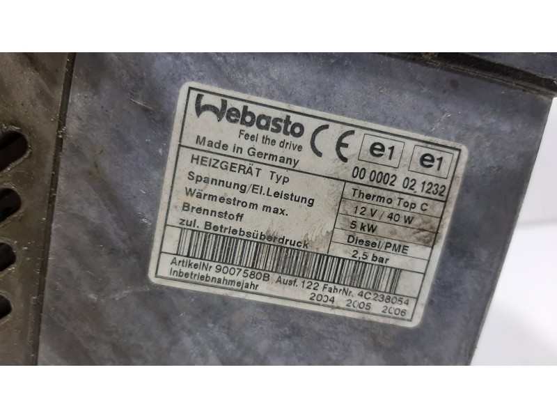 Recambio de calefaccion entera normal para volkswagen touareg (7la) tdi v10 referencia OEM IAM 7L6819008B 9007580B 9007577C