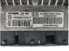 Recambio de centralita motor uce para opel meriva blue line referencia OEM IAM 5WS40171-T HW9648624280  2