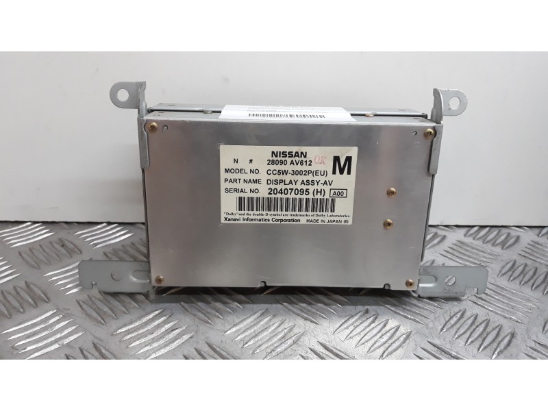 Recambio de pantalla multifuncion para nissan primera berlina (p12) acenta referencia OEM IAM CC5W3002P  
