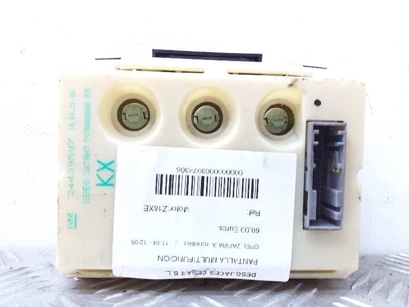 Recambio de pantalla multifuncion para opel zafira a increibles referencia OEM IAM   