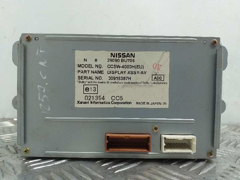 Recambio de pantalla multifuncion para nissan almera tino (v10m) acenta referencia OEM IAM   