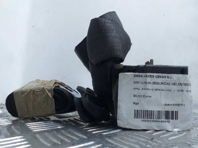Recambio de cinturon seguridad delantero izquierdo para opel astra g berlina club referencia OEM IAM   