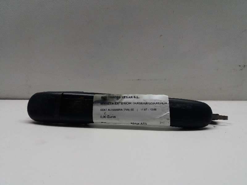 Recambio de maneta exterior trasera izquierda para seat alhambra (7v8) se referencia OEM IAM 7M3839205AFKZ NEGRA 
