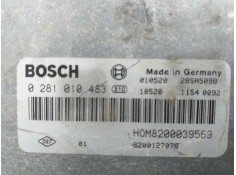 Recambio de centralita motor uce para renault scenic (ja..) 1.9 dci authentique referencia OEM IAM 0281010483 HOM8200039569 8200 2