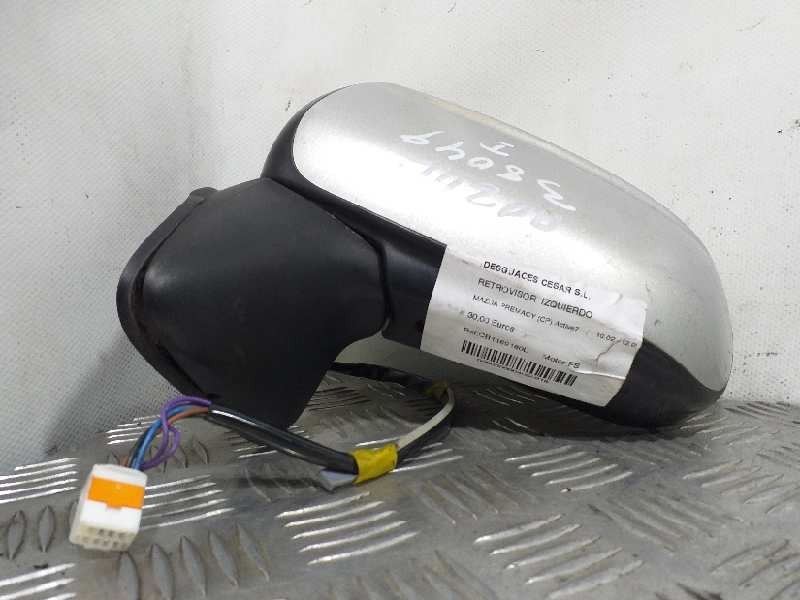 Recambio de retrovisor izquierdo para mazda premacy (cp) active7 referencia OEM IAM CB1169180L PLATA ELECTRICO
