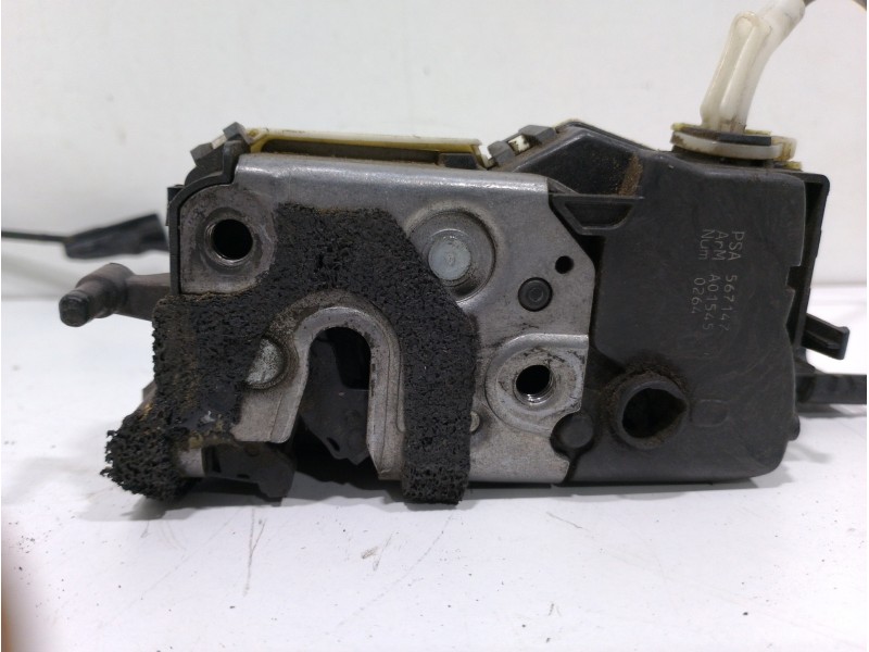 Recambio de cerradura puerta delantera derecha para peugeot 308 confort referencia OEM IAM 9800616580 6 PINES 567147