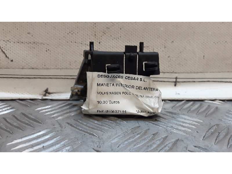 Recambio de maneta interior delantera derecha para volkswagen polo berlina (6n2) conceptline referencia OEM IAM 6N0837114  