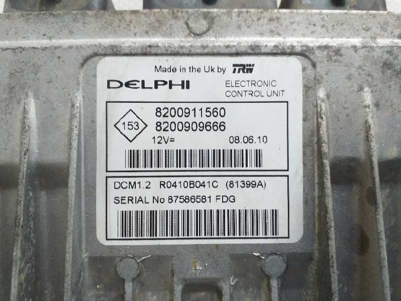 Recambio de centralita motor uce para renault grand modus dynamique referencia OEM IAM 8200911560 8200909666 