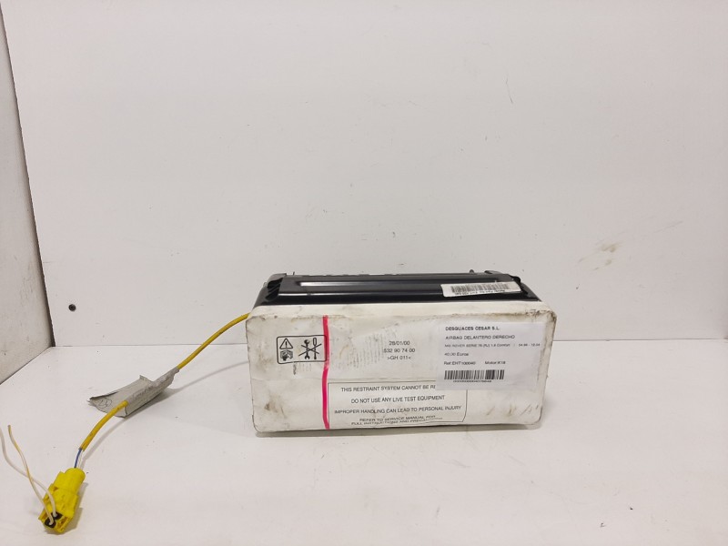 Recambio de airbag delantero derecho para mg serie 75 (rj) 1.8 comfort referencia OEM IAM EHT100040  