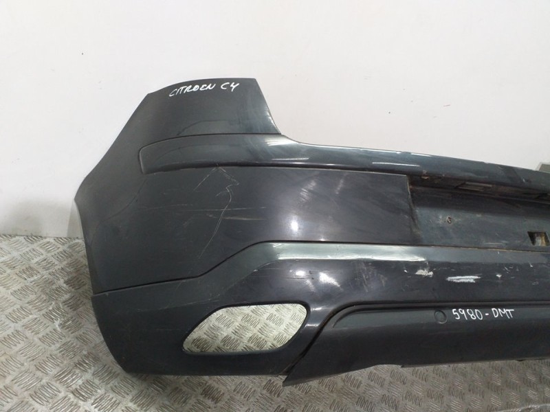 Recambio de paragolpes trasero para citroën c4 berlina vtr plus referencia OEM IAM  NEGRO 