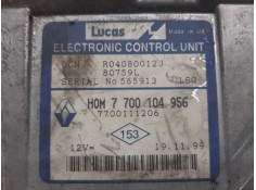 Recambio de centralita motor uce para renault kangoo (f/kc0) alize referencia OEM IAM 7700104956   2